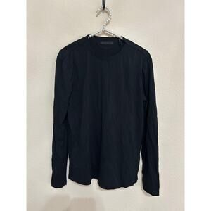 Helmut Lang Women's Size Small Black Shirt Long Sleeve Casual Quiet Luxury Top